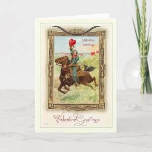 Vintage Valentine Holiday Card