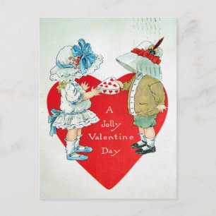 Vintage Valentine Holiday Postcard