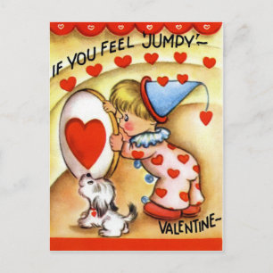 Vintage Valentine Holiday Postcard