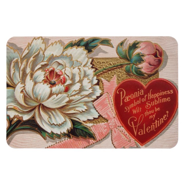 Vintage Valentine magnet (Horizontal)