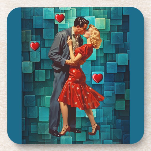 VINTAGE VALENTINE PASSION COASTER (Front)