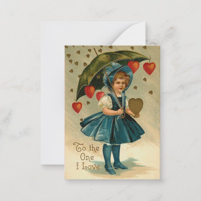 Vintage Valentine Pocket Love Notes (Front)