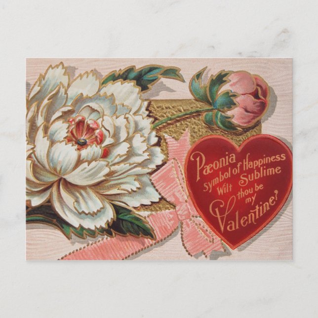 Vintage Valentine postcard (Front)