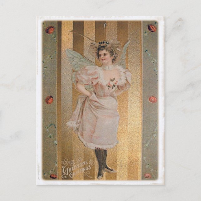 Vintage Valentine Postcard (Front)