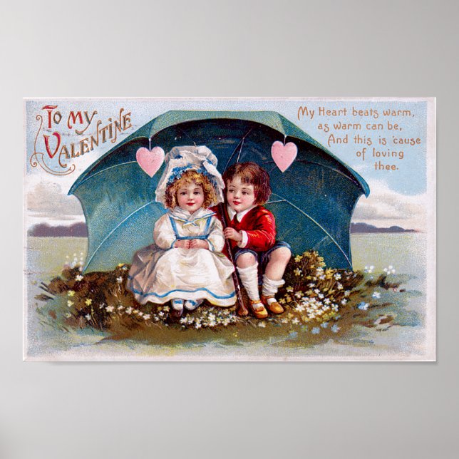 Vintage Valentine  Poster (Front)