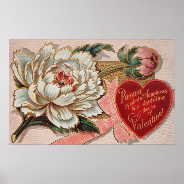 Vintage Valentine poster (Front)