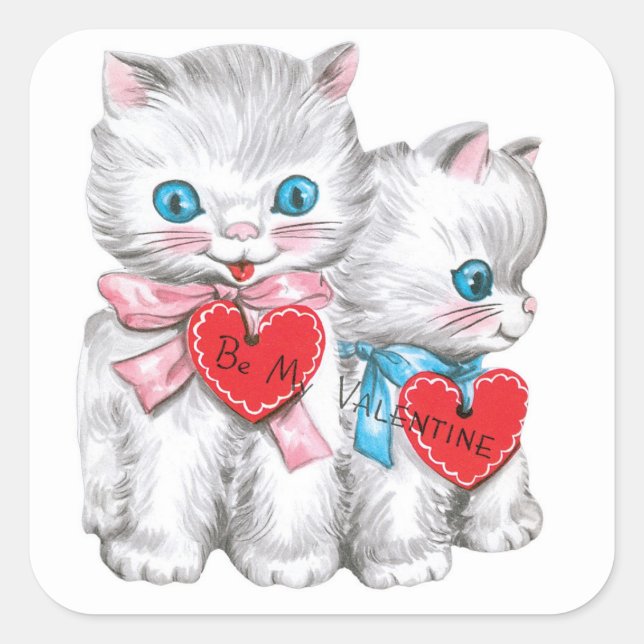 Vintage Valentine stickers (Front)