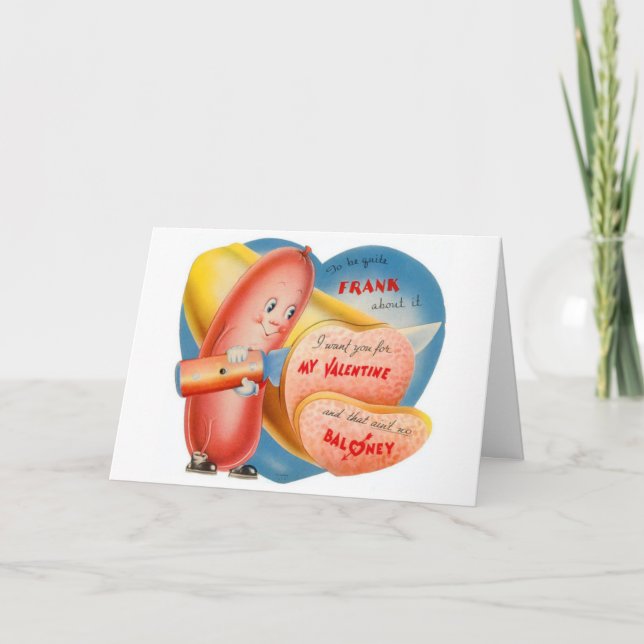 Vintage Valentine - To be Frank, Holiday Card (Front)