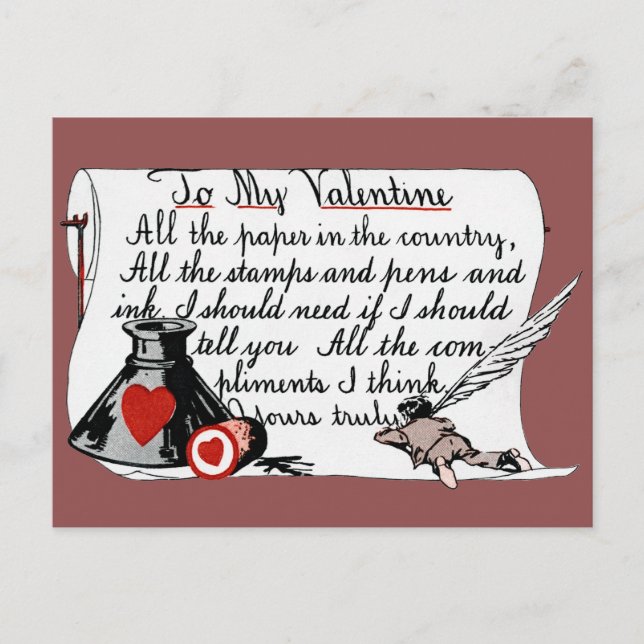 VINTAGE VALENTINE'S DAY CARD (Front)