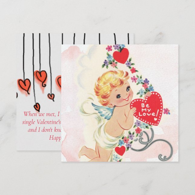  Vintage valentines day  Card (Front/Back)