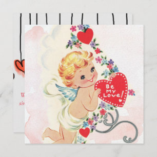 Vintage valentines day Card