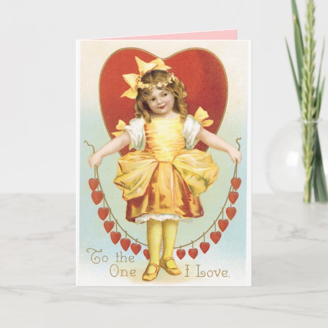 Vintage Valentines Day Card (Front)