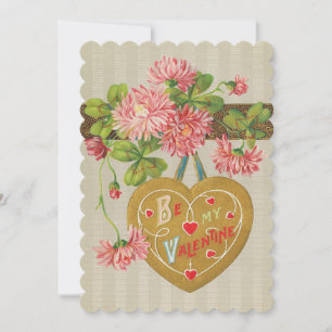 Vintage Valentines day card