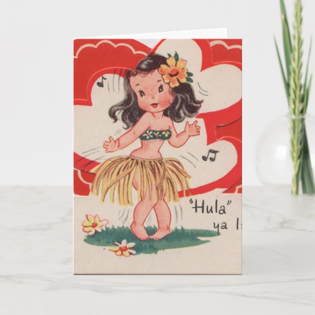 Vintage valentine's day card (Front)