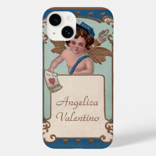 Vintage Valentine's Day, Cherub with Love Letters Case-Mate iPhone 14 Case