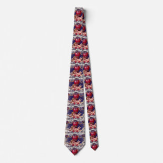 Vintage Valentine's Day, Cherubs Hug in Clouds Tie