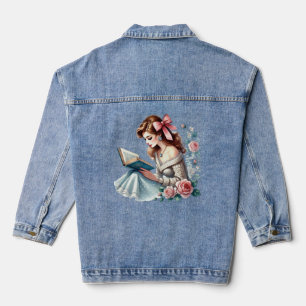 Vintage Valentine's Day Girl – Timeless Love T-Sh Denim Jacket