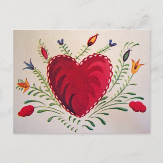 Vintage : Valentine's day - Holiday Postcard (Front)