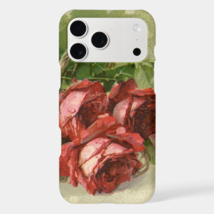 Vintage Valentine's Day Love, Crimson Red Roses