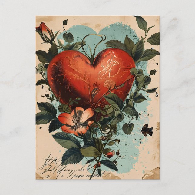 Vintage Valentine's Day  Postcard (Front)