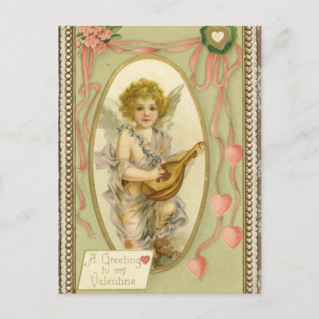  Vintage valentines day  postcard (Front)
