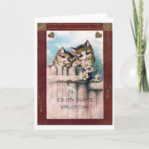 Vintage Valentine's Day Postcard , old-fashioned