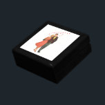 Vintage Valentine's Day, Romantic Floating Hearts Gift Box<br><div class="desc">Vintage illustration love and romance Valentine's Day image with a young happy newlywed couple walking with their arms around each other and with hearts floating around.</div>