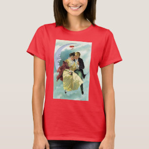 Vintage Valentine's Day Victorian Love and Romance T-Shirt