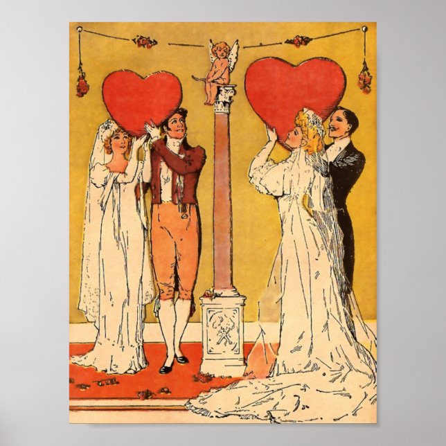 Vintage Valentines Poster (Front)