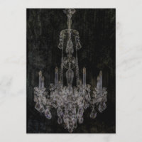 Vintage vampire gothic distressed chandelier