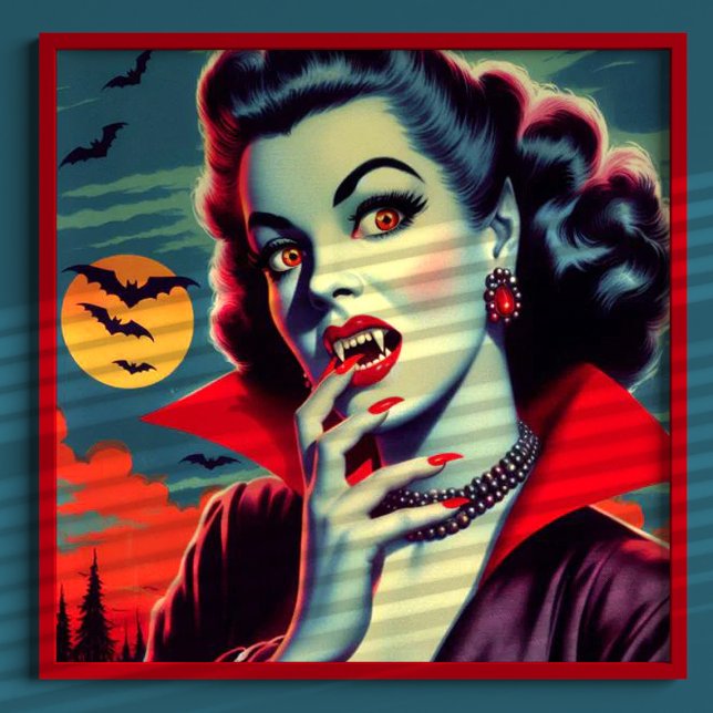 Vintage Vampire Woman Poster (Creator Uploaded)