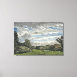 Vintage Van Gogh Landscape With Dunes Canvas Print