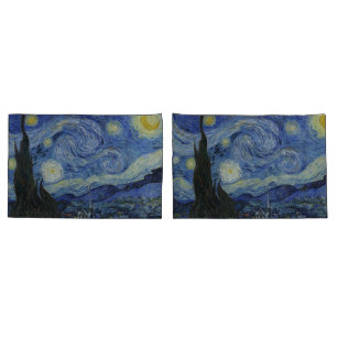 Vintage Van Gogh The Starry Night Pillowcase