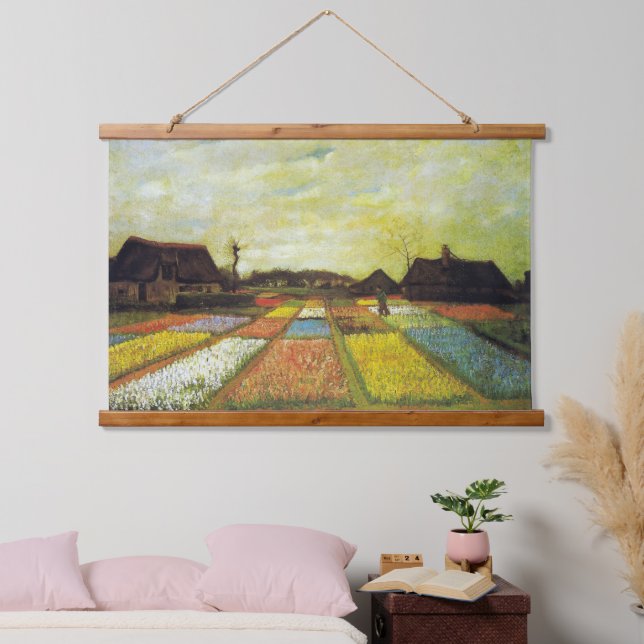 Vintage Van Gogh Tulip Fields    Hanging Tapestry (Bedroom)