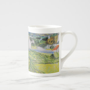 Vintage Van Gogh Vineyards Overlooking Auvers Bone China Mug