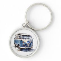 Vintage Van in Delft Blue customisable