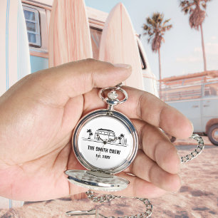 Vintage Van Life Surfer Crew Men's Watch
