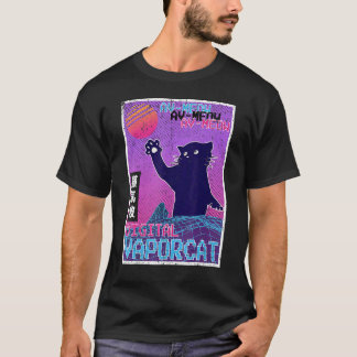 Vintage Vaporwave Aesthetic Style 80s Synthwave Ca T-Shirt