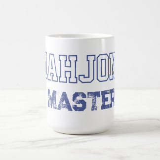 Vintage Varsity Mahjong Master Sports Graphic Coffee Mug