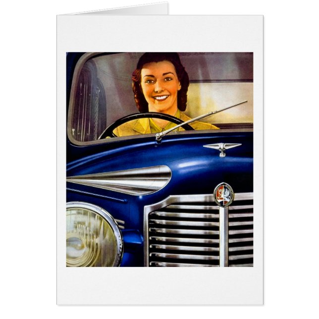 Vintage Vauxhall Motors Advertisement (Front)