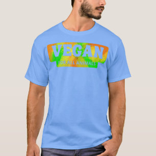 Vintage Vegan, For All Animals, CrueltyFree Life F T-Shirt