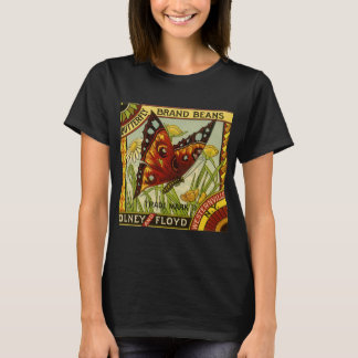 Vintage Vegetable Label Art, Butterfly Brand Beans T-Shirt