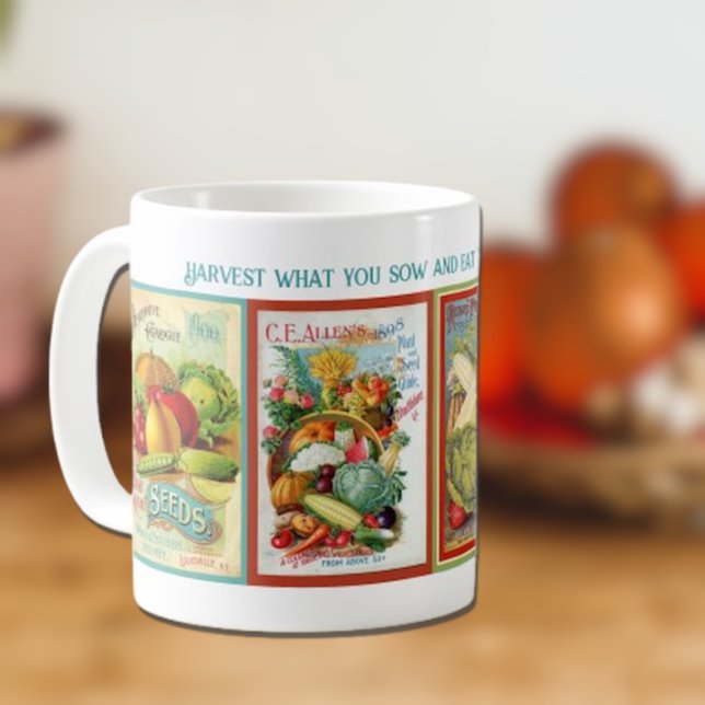 Vintage Vegetable Seed Packet  Coffee Mug (Creator Uploaded)