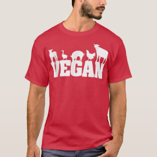 Vintage Vegetarian Funny Vegetarian Retro Vegan T- T-Shirt