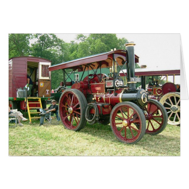 vintage vehicle and  trailer (Front Horizontal)