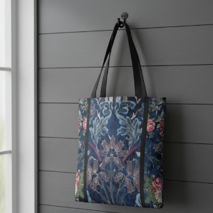 Vintage Velvet Blossoms: Gothic-inspired elegance Tote Bag
