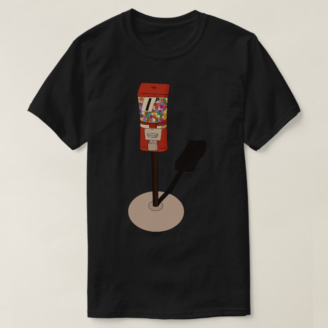 Vintage Vending Machine T-Shirt (Design Front)