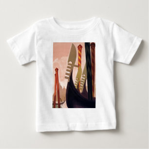 Vintage Venezia Gondolas Baby T-Shirt