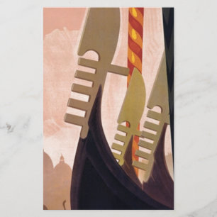Vintage Venezia Gondolas Stationery