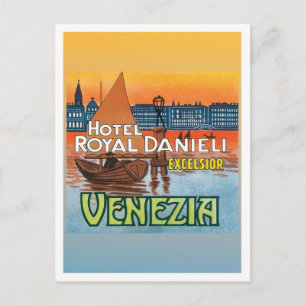 Vintage Venezia Italy Postcard